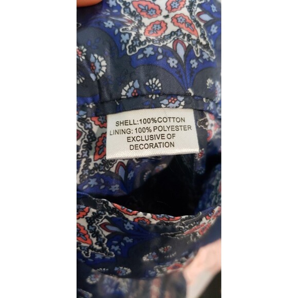 Tailorbyrd Men’s Two-Button Navy Blue Corduroy Blazer Sport Coat Jacket Size 44R - Picture 7 of 9